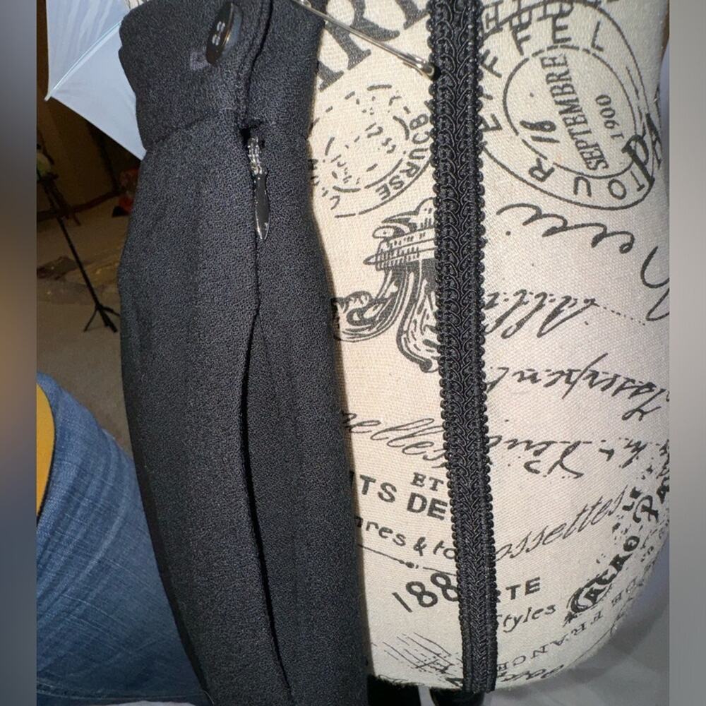 Gorgeous Barrie Pace Black Wool Pant Suit - Picture 12 of 14